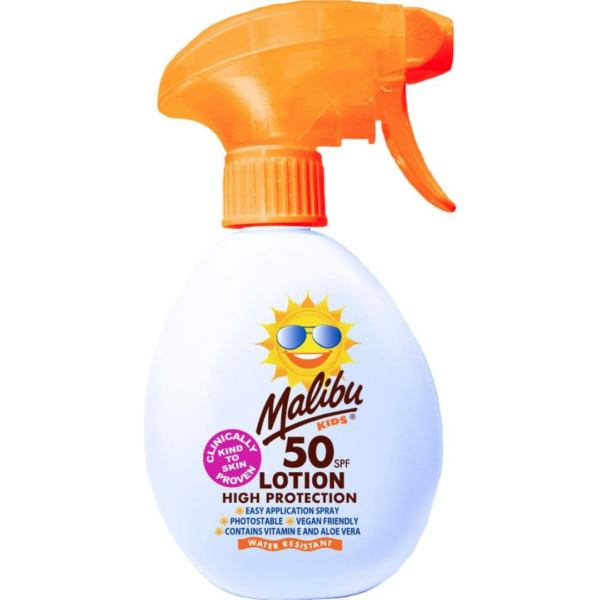 Malibu SPF 50 Kids Trigger Lotion Spray